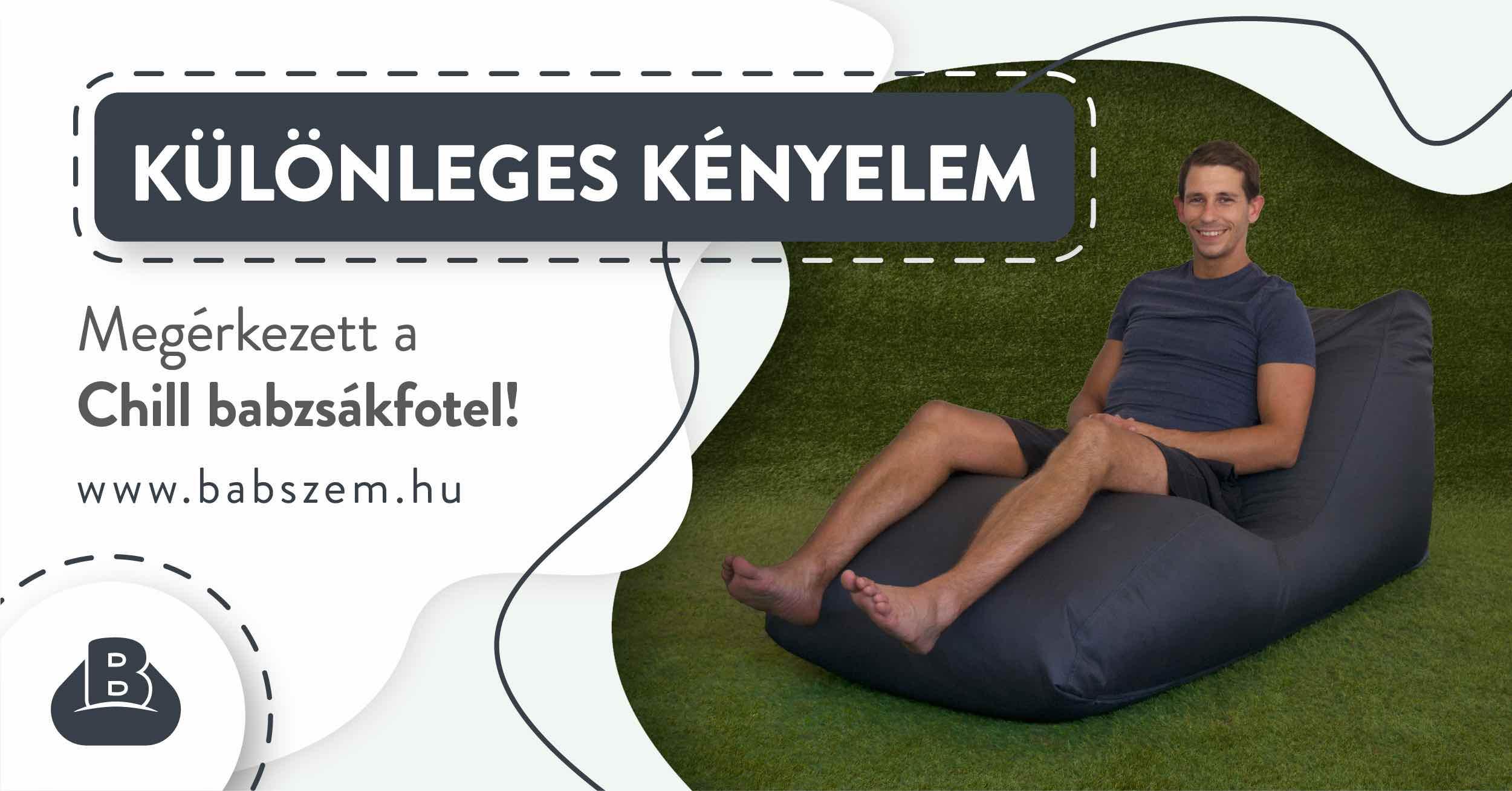 Megérkezett a Chill babzsákfotel!