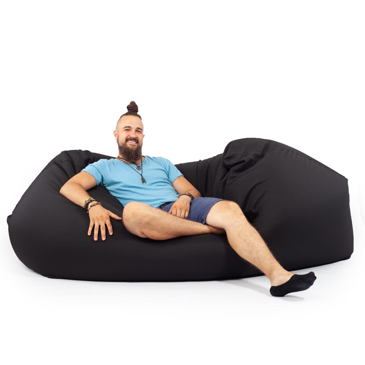 Fekete Relax Babzsák Kanapé