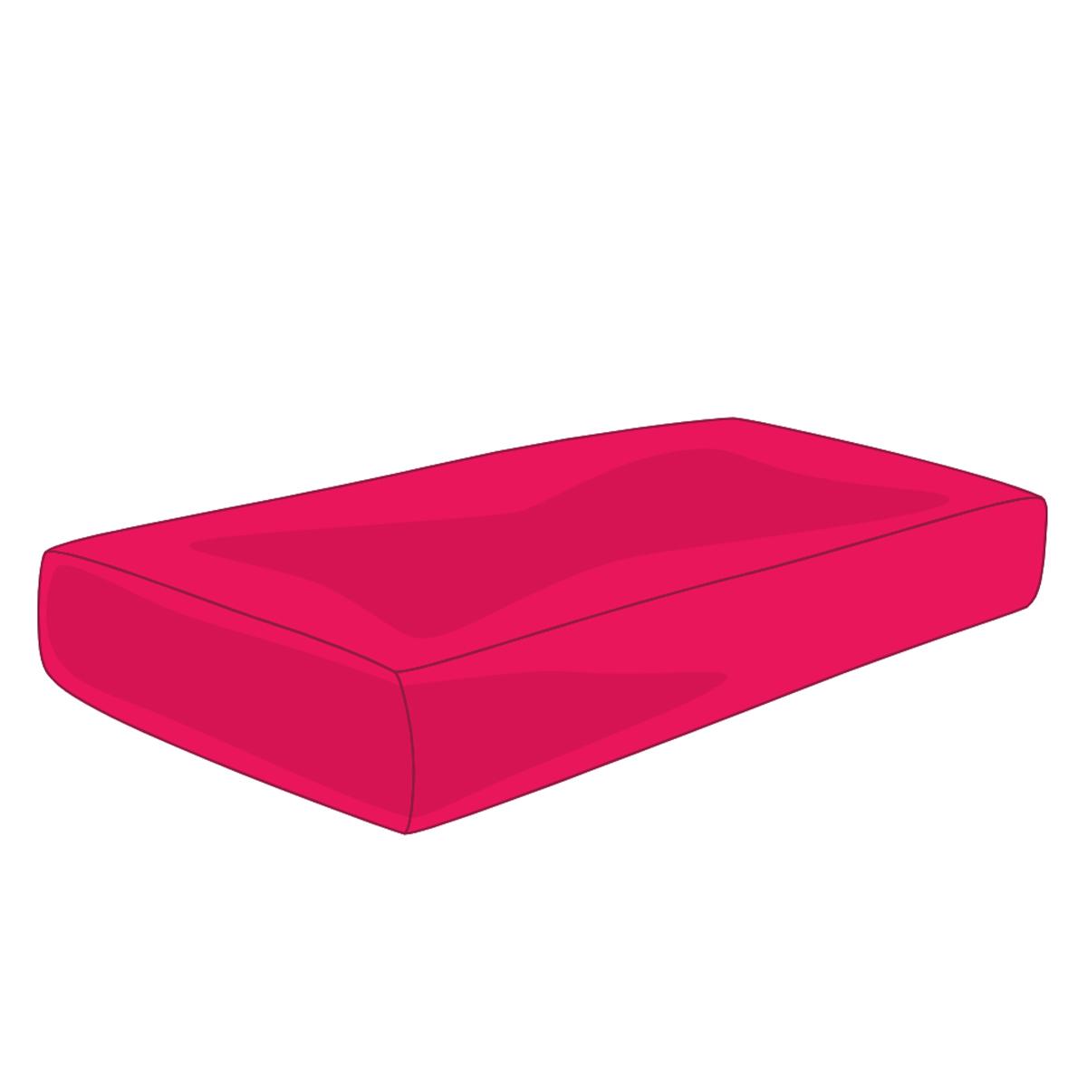 Magenta Komfort Babzsák Ágy Huzat