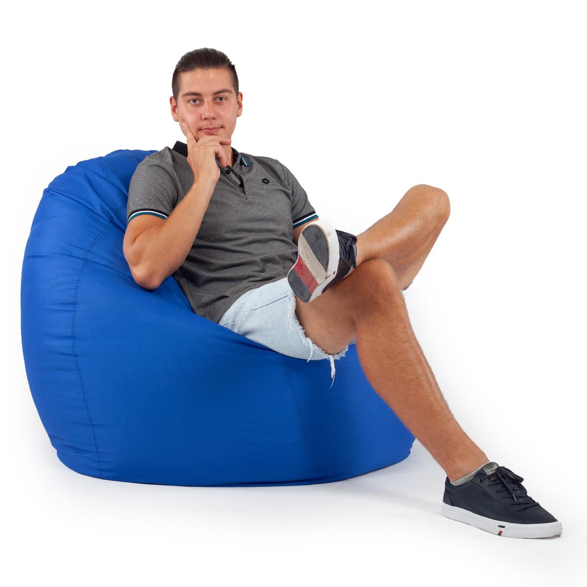 Kék Kültéri XXL Babzsákfotel